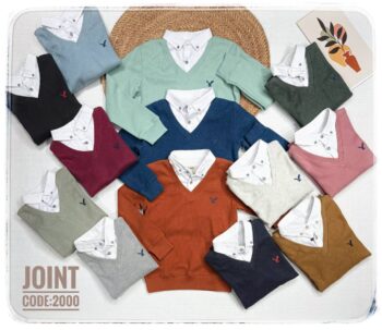 جوينت بلوفر ياقه قميص اولادى