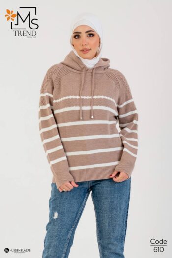 تريند بلوفر تريكو مقلم كابيشو