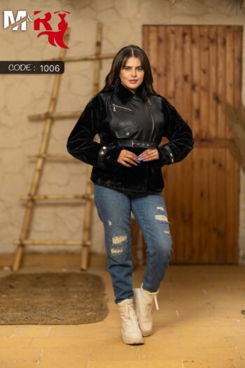 ام ار جاكيت فرو فى جلد كباسين