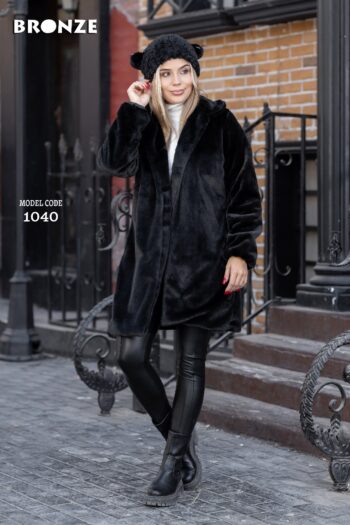 برونز جاكيت فرو طويل