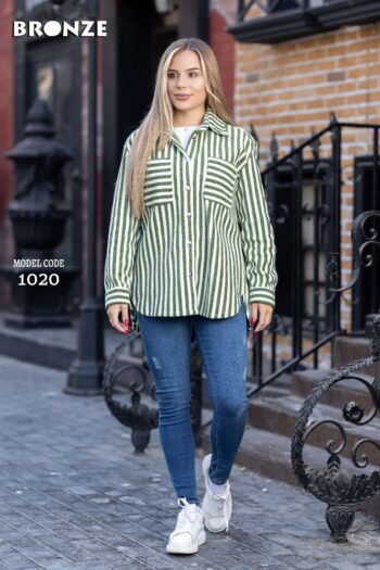 برونز شميز مقلم