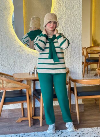 ميس ليندا سوت مقلم