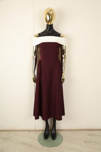 هنا مود فستان كتف قلاب